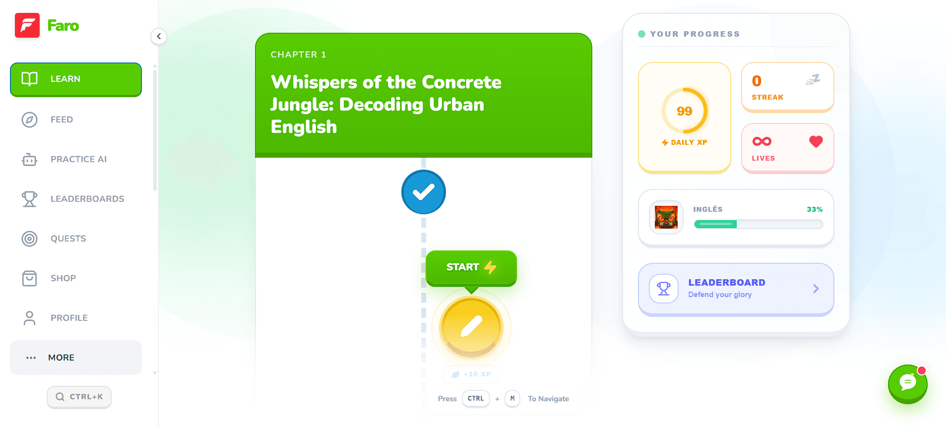 FARO Dashboard Interface